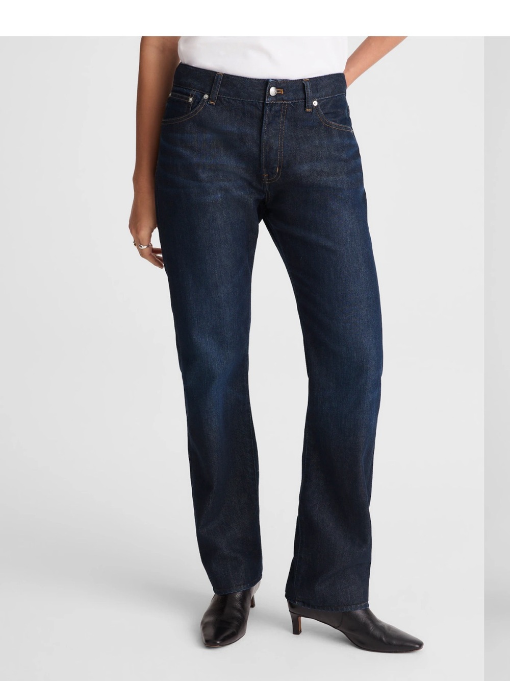 NWT MADEWELL The Dean Easy Straight Jean in SoftDrape